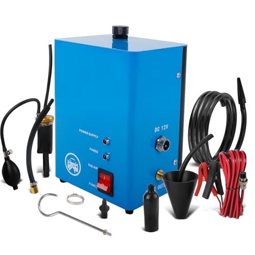 Rauchleckadetektor Automobil, 12V DC Auto Rauchmaschine Rauchprüfer für Rohrsystem, Kraftstoffleckage, Vakuumleckdetektion für alle Autos Rauchleckadetektor Automobil, 12V DC Auto Rauchmaschine Rauchprüfer für Rohrsystem, Kraftstoffleckage, Vakuumleckdetektion für alle Autos von JOJOCY