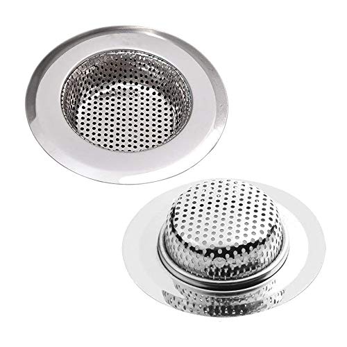 JOJYO Abflusssieb,Abflusssieb Küche Abfluss Sieb für Dusche, Spüle, Waschbecken Badewanne Verhindern Verstopfung 2.75 Zoll /7CM 2 Stück (Klein) von JOJYO