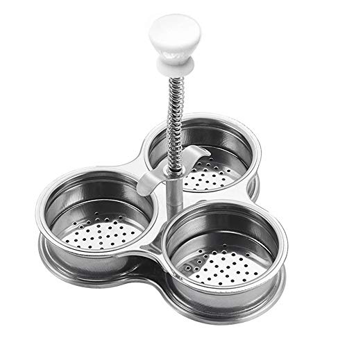 JOJYO Eierkocher, Pochierte Antihaft Ei Wilderer, Kochen Edelstahl Metallei Wilderer Behälter JOJYO Eierkocher, Pochierte Antihaft Ei Wilderer, Kochen Edelstahl Metallei Wilderer Behälter von JOJYO