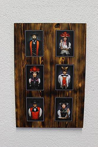 JOKA International Black Forest Bilder auf Holz Dani,60x 40 x 1,5 cm Moderner Schwarzwaldstyle Portrait von Schwarzwaldmodels vom Starfotograf Sebastian Wehrle von JOKA International