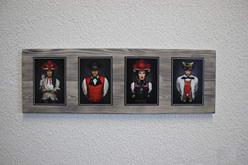 JOKA International - Black Forest Schwarzwaldbilder auf Holz „Matthias “ 60 x 20 x 1.5 cm Design trifft Geschichte, eine perfekte Kombination aus modern und rustikal. (Originale von Sebastian Wehrle) von JOKA International