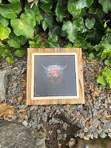 JOKA International - Black Forest Schwarzwaldbilder auf Holz ''Siggi“ 20 x 20 x 1.8 cm Design trifft Geschichte, eine perfekte Kombination aus modern und rustikal. (Originale von Sebastian Wehrle) von JOKA International
