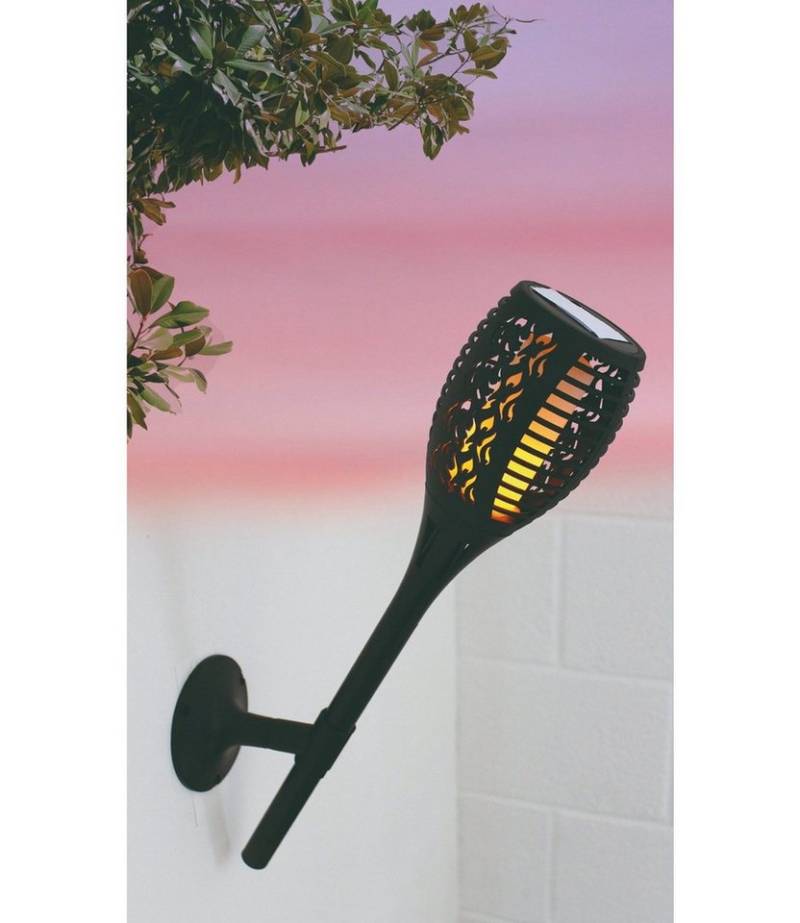 Luna24 simply great ideas... Gartenleuchte Fackel Magic Fire 3in1, Gartenbeleuchtung, Solarleuchte, Solarlampe, LED fest integriert, Fackel mit Solarbetrieb 3 in 1 von Luna24 simply great ideas...