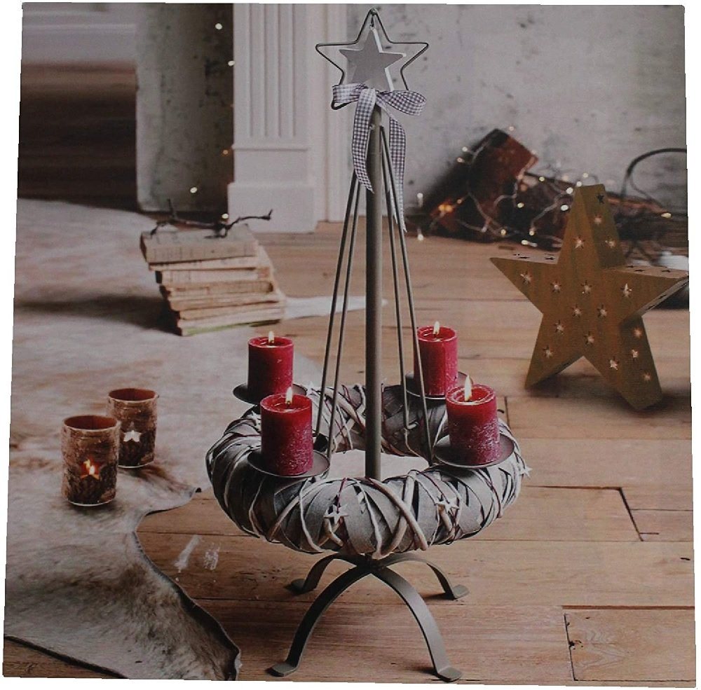 Luna24 simply great ideas... Leinwandbild LED Leinwandbild Adventskranz, Weihnachtsdeko, Adventskranz Luna24 simply great ideas... Leinwandbild LED Leinwandbild Adventskranz, Weihnachtsdeko, Adventskranz von Luna24 simply great ideas...