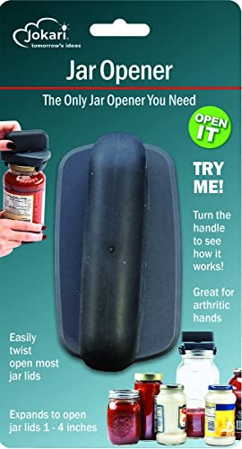 Jokari Verstellbarer Dosenöffner zum Öffnen von Gläsern mit Deckel von nahezu jeder Größe Perfektes KüchenhelferZubehör, damit jeder mit Arthritis, schwacher Griffstärke oder wunden Händen die Jokari Verstellbarer Dosenöffner zum Öffnen von Gläsern mit Deckel von nahezu jeder Größe Perfektes KüchenhelferZubehör, damit jeder mit Arthritis, schwacher Griffstärke oder wunden Händen die von JOKARI