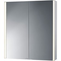JOKEY Spiegelschrank »Cantalu«, 3-türig, LED, BxH: 67 x 73,5 cm - silberfarben JOKEY Spiegelschrank »Cantalu«, 3-türig, LED, BxH: 67 x 73,5 cm - silberfarben von JOKEY