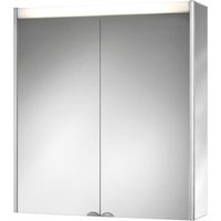 JOKEY Spiegelschrank »DekorALU LS«, 2-türig, BxH: 65,4 x 72 cm, beleuchtet - silberfarben von JOKEY