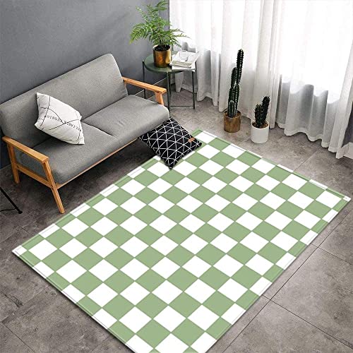 JOKITA Moderner Teppich Grünes Schachbrett 3D 140 x 200 cm JOKITA Moderner Teppich Grünes Schachbrett 3D 140 x 200 cm von JOKITA