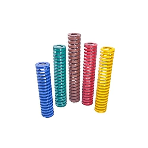 1 STÜCKE Druckfeder OD20mm ID10mm Länge 20-75mm Gelb/Blau/Rot/Grün/Braun(60mm,OD20mm-(ID10mm) Red) von JOLGRDWS