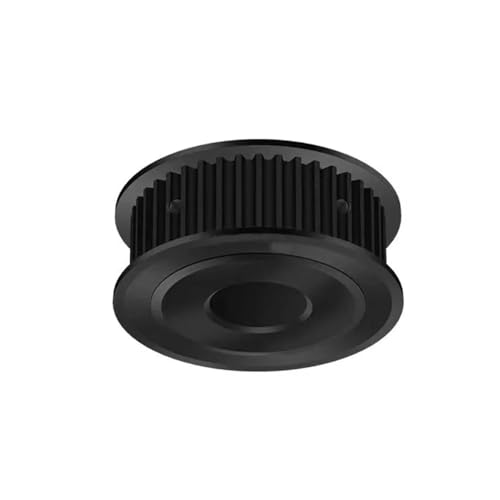 1 Stück HTD 5M 36T 38 Zähne Zahnriemenscheibe aus schwarzem Stahl, 5M Synchronrad for Riemenbreite 20 mm, Bohrung 5 – 25 mm, HTD-Zahnriemenscheibe 21 mm (für Riemen 20 mm)(10mm 4x1.8mm,38 Teeth) von JOLGRDWS