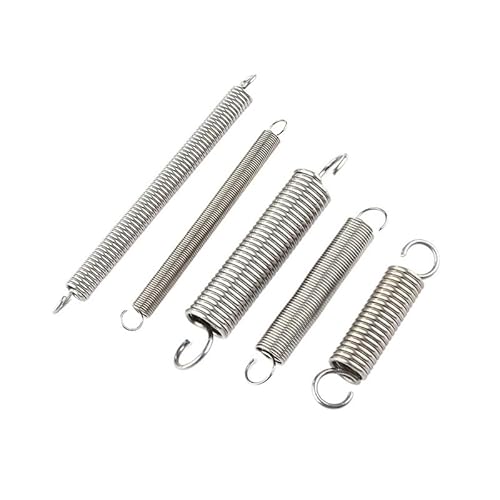 2 Stück Drahtdurchmesser 0,8 mm 1, Edelstahl Offener Haken Zugfeder Länge: 70–90(80mm,10mm/0.8mm) von JOLGRDWS