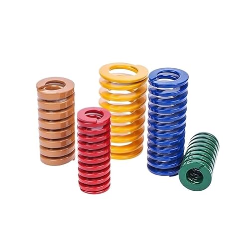 2Pcs Druckfeder Spirale Stanzen Außendurchmesser 18mm Innen 9mm L = 70-100mm(18 x 9 x 100mm,ODxIDxLBlue/2pcs) von JOLGRDWS