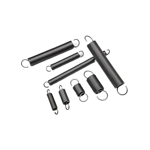 3/5 stücke Draht Durchmesser 1mm Äußere Diameter6/7/8/10/12mm Länge30-75mm Frühling Stahl Zugfeder(40mm(5pcs),8mm/1.0mm) von JOLGRDWS