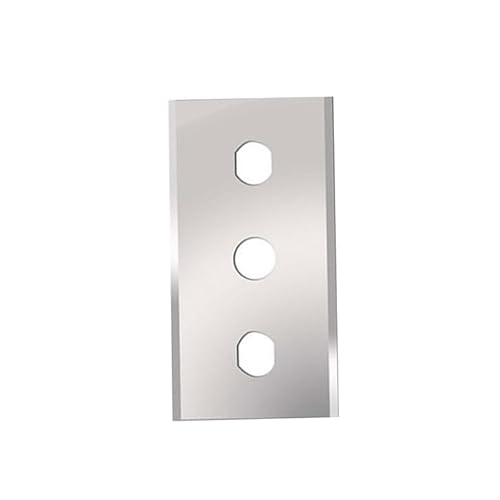 50 stücke Rasenmäher Zubehör 43x22,2x0,2mm for Carbon Stahl DREI-Loch Klinge Rasen Trimmer ersatz for Smart Roboter Rasenmäher von JOLGRDWS