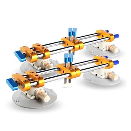 2 Stück Steinnaht-Setter for Verbinden und Nivellieren von Granit-Arbeitsplatten, nahtlose Installationswerkzeuge mit 6-Zoll-Vakuum-Saugnapf(Silicone suction cup) von JOLIANE