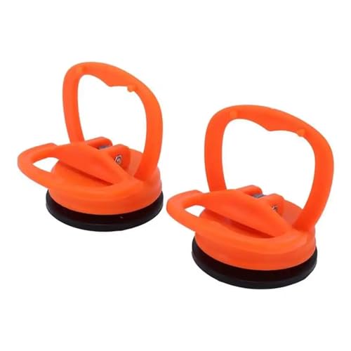 2Pcs Saugnapf Heber Handheld Hebe Schellen Glas Puller Power Grip Vakuum Heber Fliesen Hebe Werkzeug Saug Moving Werkzeuge(Orange) von JOLIANE