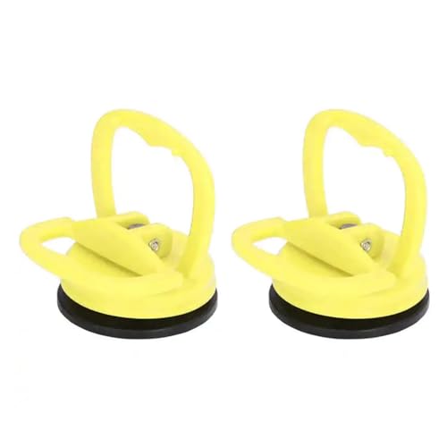 2Pcs Saugnapf Heber Handheld Hebe Schellen Glas Puller Power Grip Vakuum Heber Fliesen Hebe Werkzeug Saug Moving Werkzeuge(Yellow) von JOLIANE
