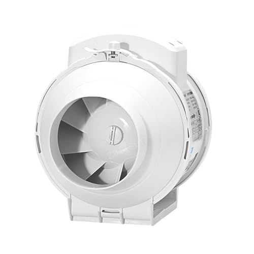 3''4''5''6''Silent-Rohrventilator Luftabsaugung Abluftlüftung Badezimmer Küchenventilator Wandgebläse Industrieventilator(6inch) von JOLIANE