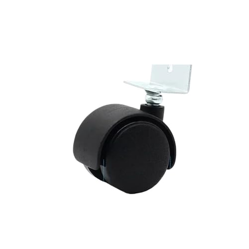 4 stücke 1,5 Zoll Universal Rad Lenkrolle Roller Möbel Bürostuhl Caster Mit Bremse for Gepäck Stuhl Zubehör(1.5 inch-F) von JOLIANE