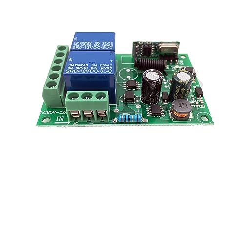 433 MHz universeller drahtloser Fernbedienungs-Relaisempfänger und -sender for die universelle Garagentor- und Torsteuerung(1RC 5B) von JOLIANE