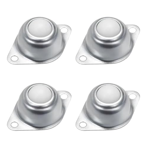 4PCS Universal Nylon Roller Ball Transfer Lager Caster Runde Bull Rad for Verarbeitung System Zubehör(0.5 INCH) von JOLIANE