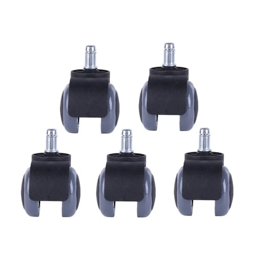 5 Teile/los Caster 2 Zoll 11mm Möbel Grau Pu Bürostuhl Sprengring von JOLIANE