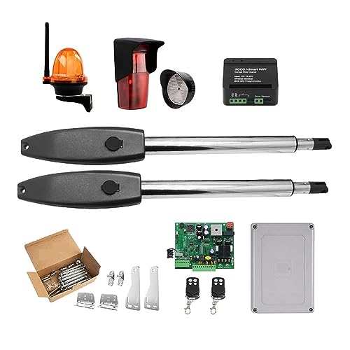 Automatischer Türöffnersatz, robuster Doppeltürantrieb for Doppelflügeltüren mit bis zu 16 Fuß oder 880 Pfund Wechselstrommotor(KIT P) von JOLIANE