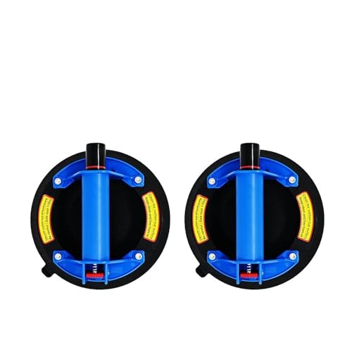 Gl-as-Saugnapf, 20,3 cm, 2 Stück, Vakuum-Saugnäpfe for Anheben von großem Gl-as, robustes Fliesen-Saugnapf-Werkzeug, industrieller Saugnapf Gl-as-Saugnapf, 20,3 cm, 2 Stück, Vakuum-Saugnäpfe for Anheben von großem Gl-as, robustes Fliesen-Saugnapf-Werkzeug, industrieller Saugnapf von JOLIANE