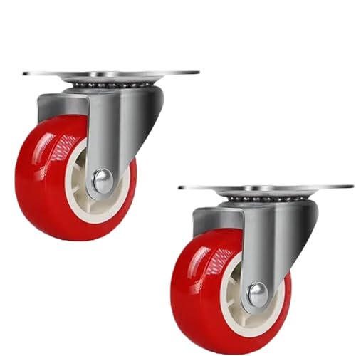 Hochleistungsrollen, drehbare Räder, geräuschlos um 360 Grad, verwendet for Möbel, Handwagen, Präsentationsständer(2pcs) von JOLIANE