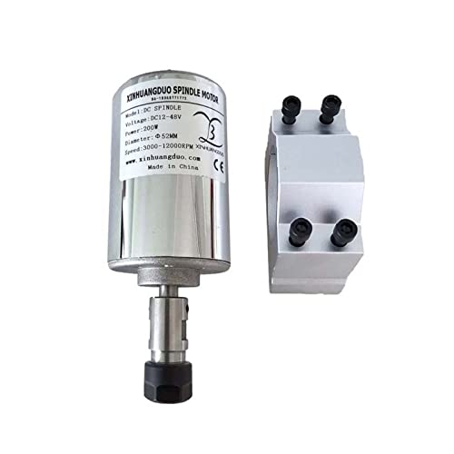 Luft gekühlt 0,2 kW. CNC spindleMotor Kit ER11 Spannfutter 200W Spindle Motor/Stromversorgung Drehzahlregler for das Gravieren(Package 3) von JOLIANE