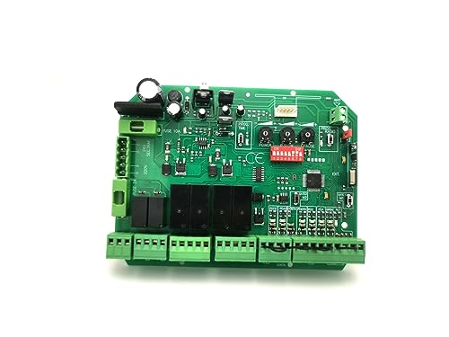 Schwenk-/Schiebe-DC24V/12V-Torsteuerplatine mit Anschluss for doppelte Motorgeschwindigkeitsregelung und automatische Türschließung(Board with 6remote) von JOLIANE