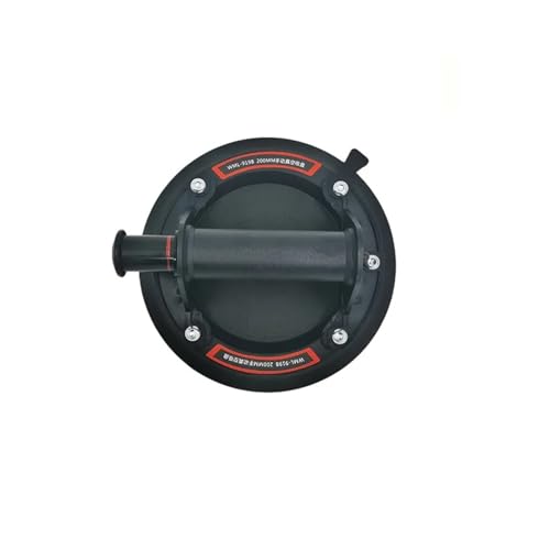 Vakuum-Saugnapf, 200 kg Tragkraft, robuster Vakuum-Spreizer for Fliesen-Adsorption, Granit-Glas-Heben, 20,3 cm großer Becher(Black 1 PC) von JOLIANE