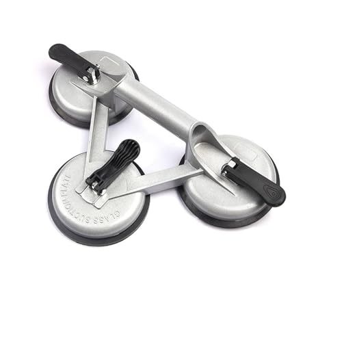 Vakuum-Saugnapf, Glasheber, Keramikfliesen-Saugerplatte, horizontale Saugkraft, 50–155 kg, Nahtsetzer, Bauwerkzeug(Three claws 155kg) von JOLIANE