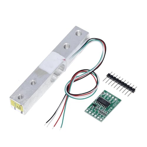 Wägezelle 1 Kg 5 Kg 10 Kg 20 Kg HX711 AD Modul Gewichtssensor Elektronische Waage Aluminiumlegierung Wägedrucksensor(1 Set 5kg) von JOLIANE