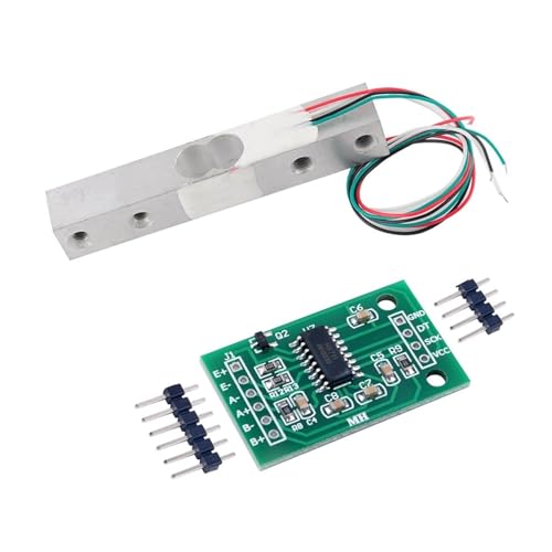 Wägezelle Gewichtssensor 1 Kg 2 Kg 3 Kg 5 Kg 10 Kg 20 Kg HX711 AD Modul Aluminiumlegierung Wägedrucksensor Elektronische Waage(1kg) von JOLIANE