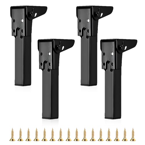 JOLIGAEA 4 Stück Klapptischbeine, 30CM Möbelstützbeine, Faltbare Tischbeine, Metall Schreibtischbeine, Möbelfüße mit Bodenschoner und Schrauben Verfügbar für Schreibtisch Esstisch, Couchtisch, Tisch JOLIGAEA 4 Stück Klapptischbeine, 30CM Möbelstützbeine, Faltbare Tischbeine, Metall Schreibtischbeine, Möbelfüße mit Bodenschoner und Schrauben Verfügbar für Schreibtisch Esstisch, Couchtisch, Tisch von JOLIGAEA