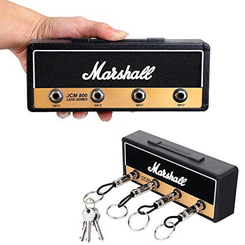 JOLIGAEA Schlüsselbrett Schlüsselhalter Wandmontage, Schlüsselbund Jack Rack 2.0 JCM800 Schlüsselkasten Vintage Gitarrenschlüsselhaken Halterung mit 4 Gitarrenstecker JOLIGAEA Schlüsselbrett Schlüsselhalter Wandmontage, Schlüsselbund Jack Rack 2.0 JCM800 Schlüsselkasten Vintage Gitarrenschlüsselhaken Halterung mit 4 Gitarrenstecker von JOLIGAEA