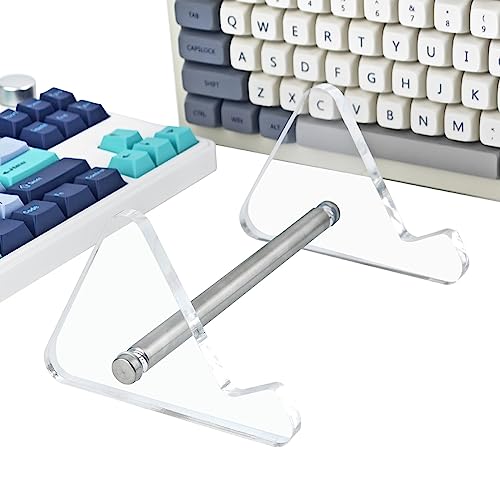 JOLINTAL 1-stöckiger Acryl-Displayständer für Tastaturen – Buntes transparentes Design zur Keyboard-Präsentation von JOLINTAL