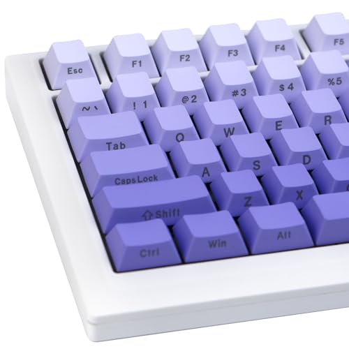 JOLINTAL 124er Tastenkappen Set Gradient Grau – PBT-Material, Cherry-Profil, Dye-Sublimation Seitengravur, kompatibel mit Cherry MX Switch & mechanischen Gaming-Tastaturen von JOLINTAL