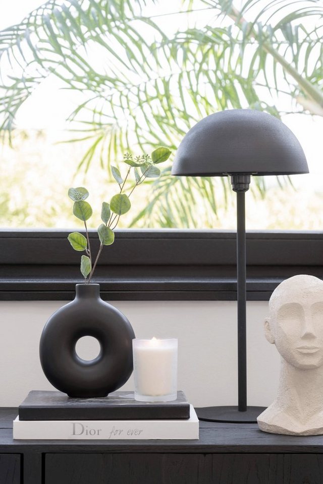 JOLIPA bv Dekoobjekt 2er Set Designer-Tischlampe Black Mushroom Mini in Pilzform - Edles Ma von JOLIPA bv