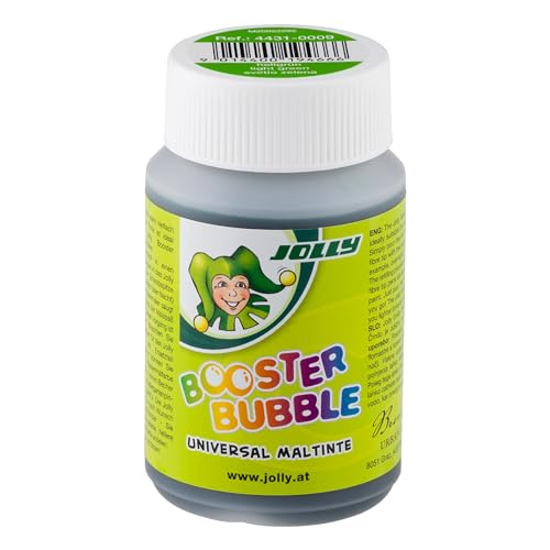JOLLY Booster Bubble, ungiftige Universal Maltinte, Hellgrün, zum Malen geeignet, auswaschbare Tinte, 100ml ausreichen für 40 Booster XL Nachfüllungen, für Kleinkinder ab 3 Jahren JOLLY Booster Bubble, ungiftige Universal Maltinte, Hellgrün, zum Malen geeignet, auswaschbare Tinte, 100ml ausreichen für 40 Booster XL Nachfüllungen, für Kleinkinder ab 3 Jahren von JOLLY