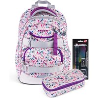 JOLLY Schulrucksack Next Gen 29,0 x 22,0 x 43,0 cm pink/ weiß 28,0 l von JOLLY