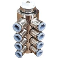 jollytherm Anschlussverteiler 8-fach 3/4'' Eurokonus auf 8 mm Stecksystem inkl. integriertem Schnellentlüfter - 10113 jollytherm Anschlussverteiler 8-fach 3/4'' Eurokonus auf 8 mm Stecksystem inkl. integriertem Schnellentlüfter - 10113 von JOLLYTHERM