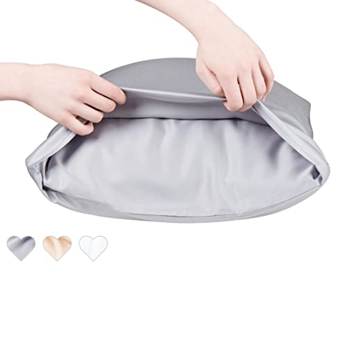 Kupfer-Kissenbezug aus Bambus, kühlender Bambus-Kissenbezug, dermatologisch getestet, vegane Seide, Queen-Size-Größe, 50,8 x 76,2 cm, seidiger Satin-Kissenbezug für Haar und Haut, 1 Stück von JOMO