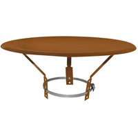 Regenhut - Durchmesser 125 bis 200 mm - braun - Edelstahl Joncoux Regenhut - Durchmesser 125 bis 200 mm - braun - Edelstahl Joncoux von JONCOUX