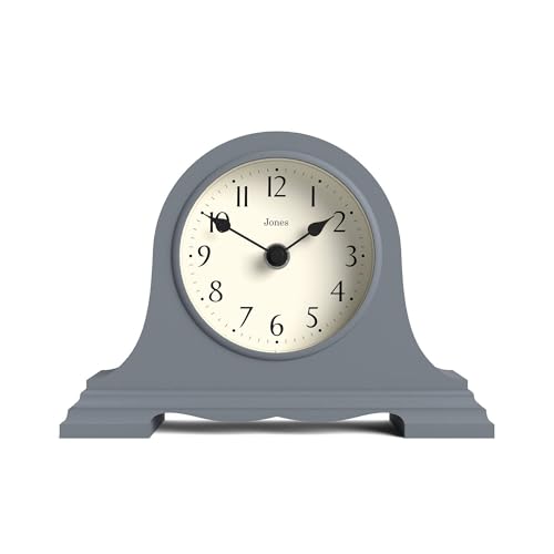 JONES CLOCKS® Speakeasy kaminuhr | Klassisches Design des napoleonhutes | Französische Marine | Zeitgenössischer klassischer Stil für Schreibtisch, Tisch, Regal oder nachttisch von JONES CLOCKS