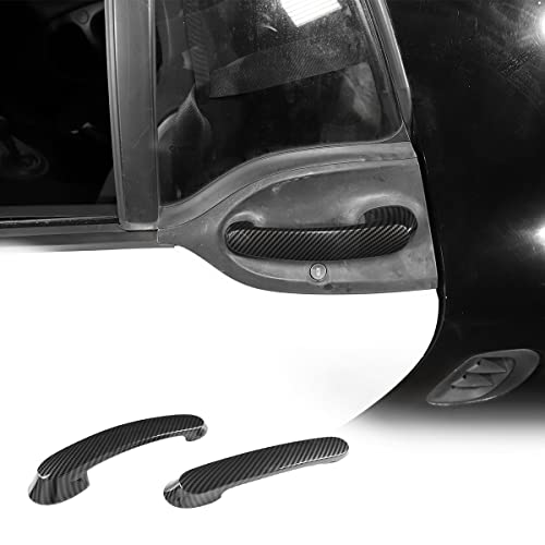 ABS Carbon Fiber Türgriffabdeckung Verkleidung Fit für Benz Smart 453 2016-2021 Auto Styling Zubehör Außentürgriffe 2 Stück ABS Carbon Fiber Türgriffabdeckung Verkleidung Fit für Benz Smart 453 2016-2021 Auto Styling Zubehör Außentürgriffe 2 Stück von JONKOKO