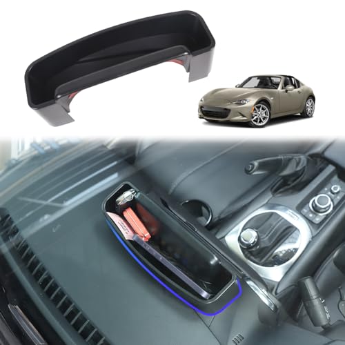 JONKOKO ABS Auto Mittelkonsole Einsatz Organizer Ablageschale für M@zda MX-5 ND 2015–2023 Navigationsbildschirm hinten Ablageschale Organizer Zubehör von JONKOKO