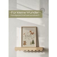 Personalisiertes Poster Waldtiere A3 - Kinderzimmer Deko, Geschenk Zur Geburt & Taufe, Babyzimmer Personalisiertes Poster Waldtiere A3 - Kinderzimmer Deko, Geschenk Zur Geburt & Taufe, Babyzimmer von JONOandFriends