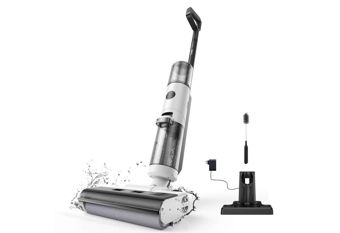 JONR Nass-Trocken-Akkusauger ED12-Serie mit Kantenreinigung, Selbstreinigung, 200 W, ED12 Kantenreinigungsbürste 6mm, Selbstreinigung, ED12, 850mL Wassertank, Anti-Verwirrungs-Haar für Hartböden, Tierhaare JONR Nass-Trocken-Akkusauger ED12-Serie mit Kantenreinigung, Selbstreinigung, 200 W, ED12 Kantenreinigungsbürste 6mm, Selbstreinigung, ED12, 850mL Wassertank, Anti-Verwirrungs-Haar für Hartböden, Tierhaare von JONR